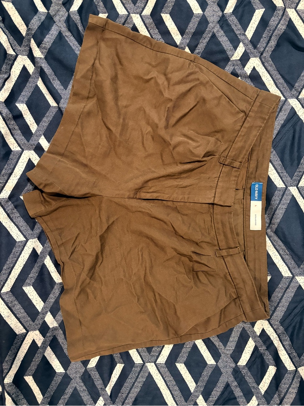 Old Navy Dark Green High-Rise Shorts